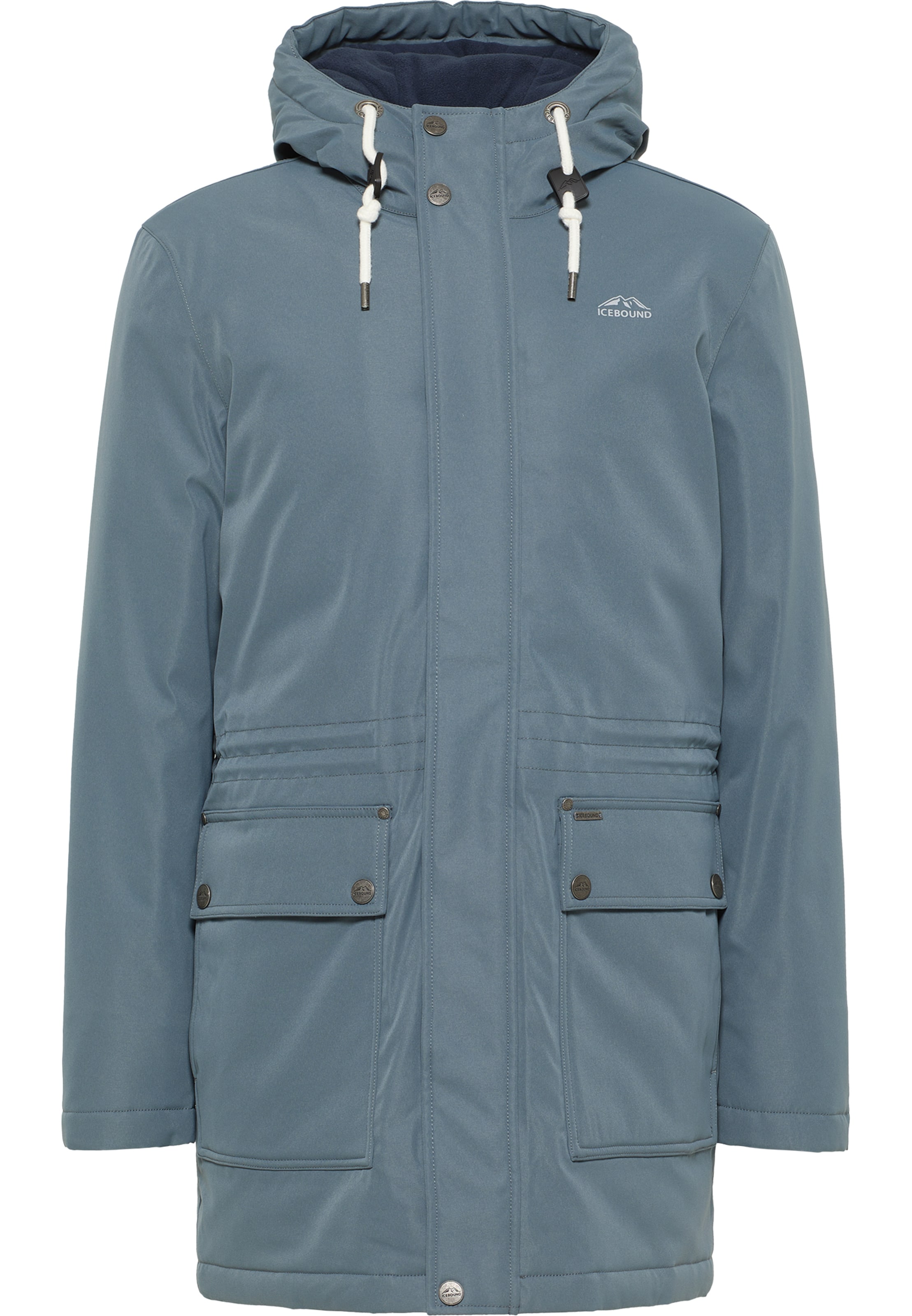 ICEBOUND Функционално яке 'Arctic' в синьо: отпред