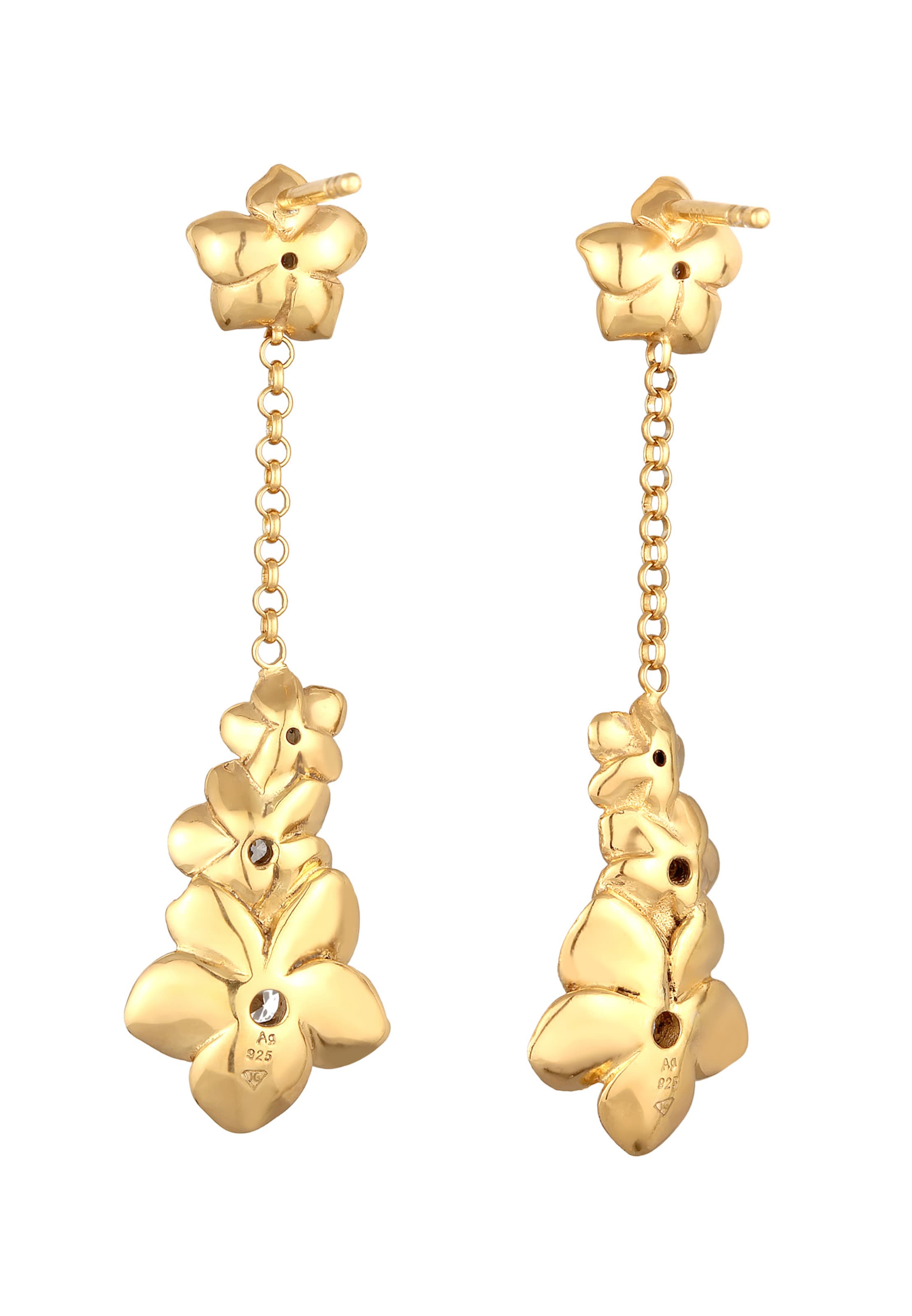 Boucles d'oreilles 'Blume' ELLI en or