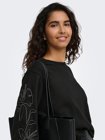 JDY Sweatshirt 'MESA' in Zwart