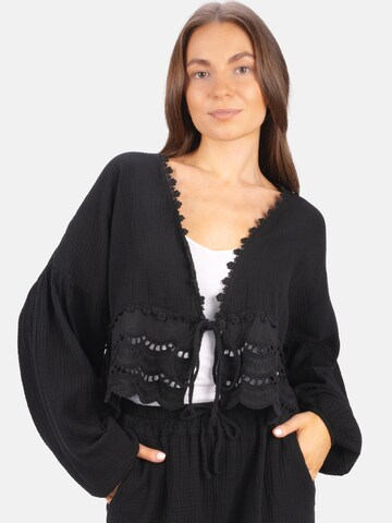 Seasons of April Blouse 'Laura' in Zwart: voorkant