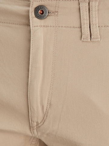 JACK & JONES Tapered Hose 'Paul Flake' in Beige