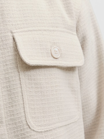 JACK & JONES Regular Fit Hemd 'JJEREGENT' in Beige