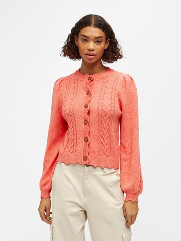 OBJECT Knit cardigan 'Ruth' in Orange: front