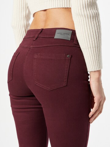 GERRY WEBER Slimfit Jeans in Rood