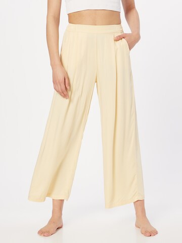 Pantalon de pyjama 'PRIYA' ETAM en jaune : devant