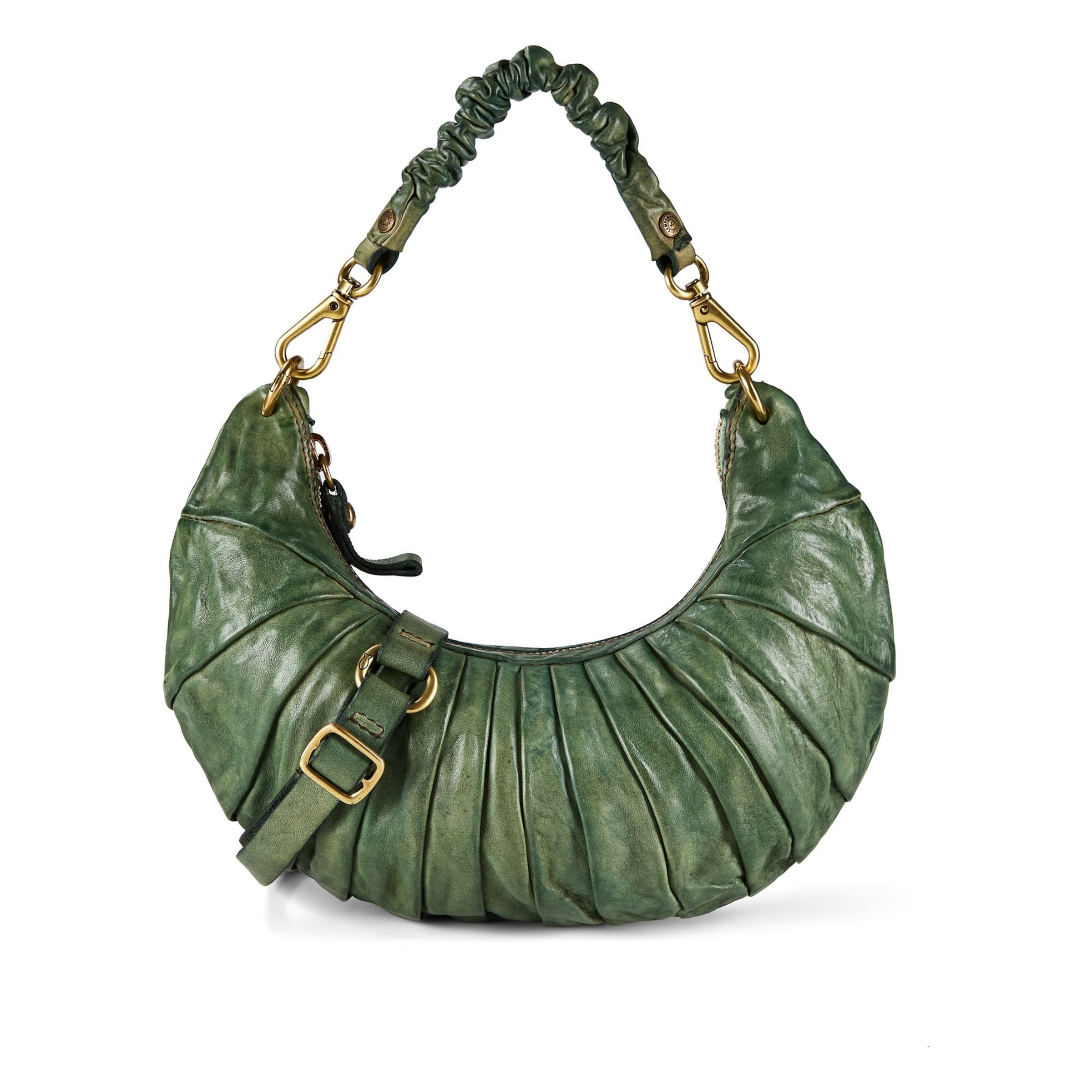 Campomaggi Shoulder bag 'Luna' in Green: front