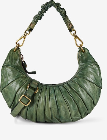 Campomaggi Shoulder Bag 'Luna' in Green: front
