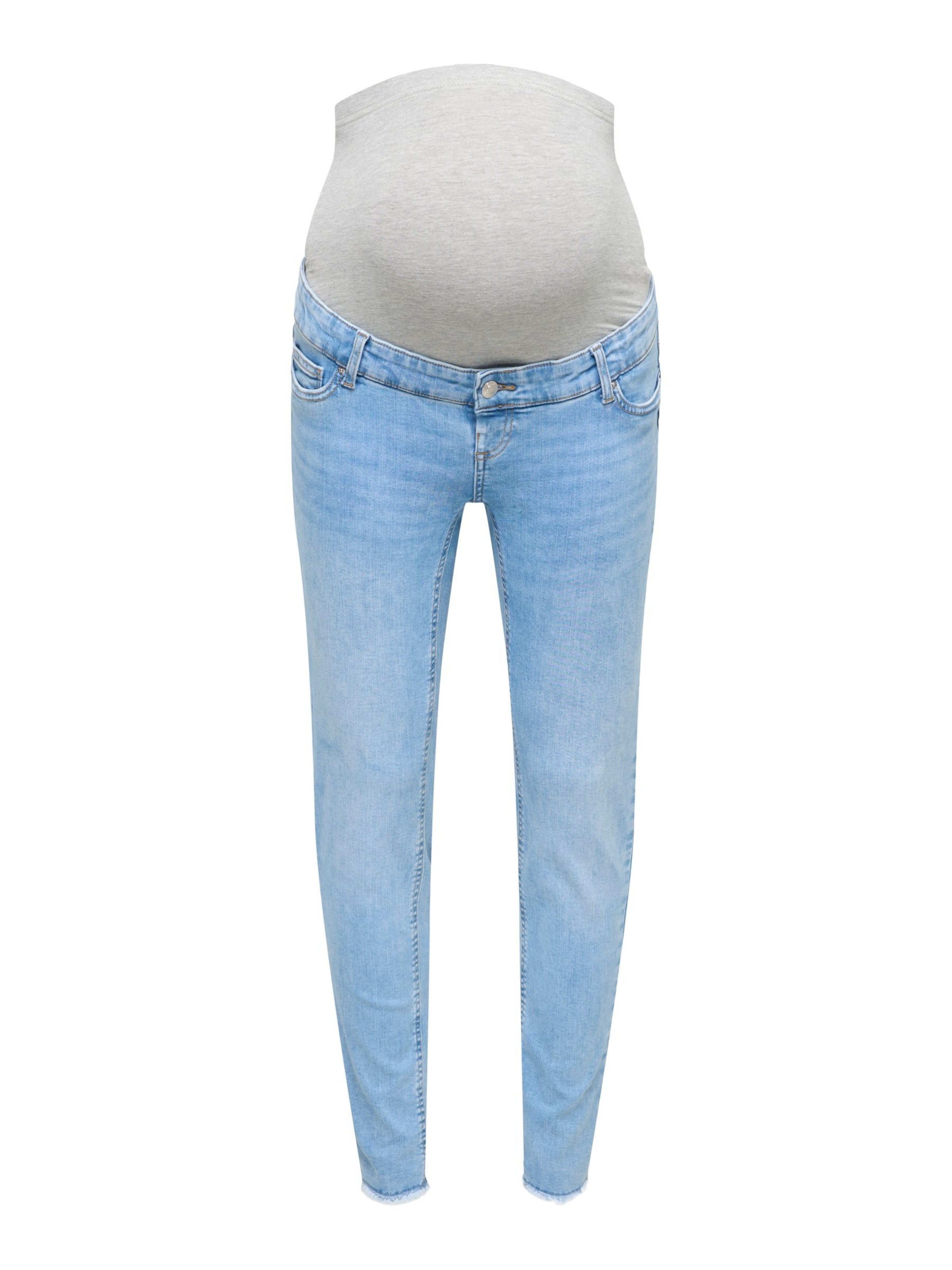 Only Maternity Skinny Jeans 'OLMBlush' in Blue