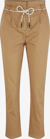 TOM TAILOR Slimfit Chino nadrág - bézs: elől