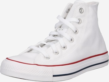 CONVERSE Sneakers high 'CHUCK TAYLOR ALL STAR CLASSIC HI WIDE FIT' i hvit: forside