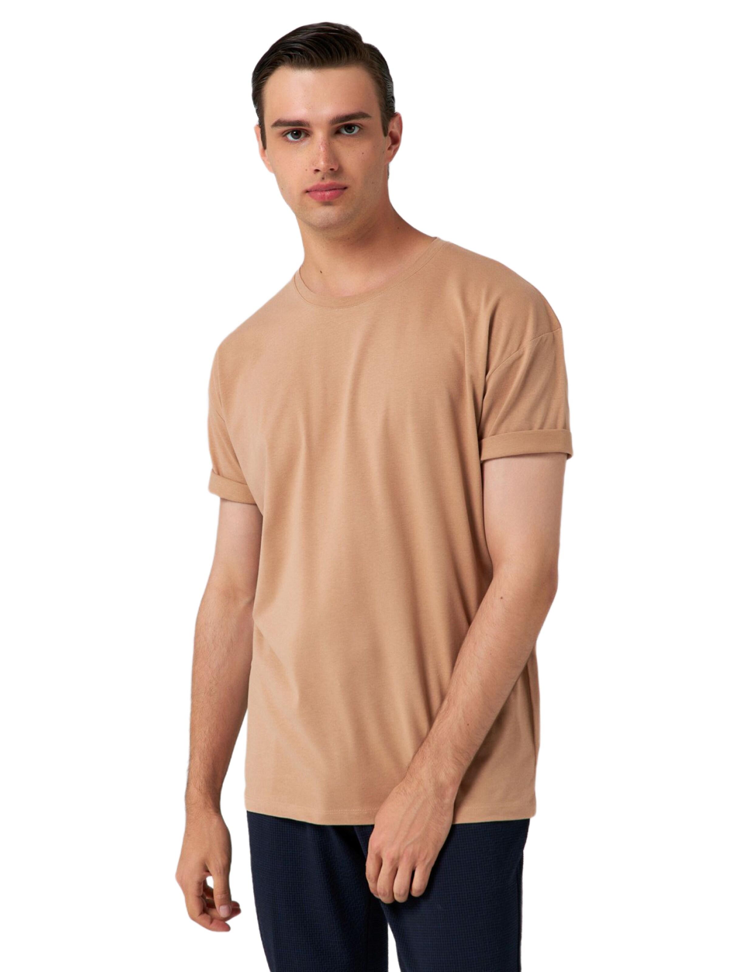 D’S Damat Shirt in Beige: voorkant