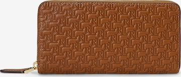 Lauren Ralph Lauren Wallet in Brown: front