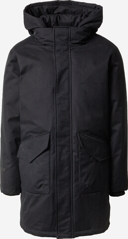 minimum Between-Seasons Coat 'VIRKEDALO' in Black: front