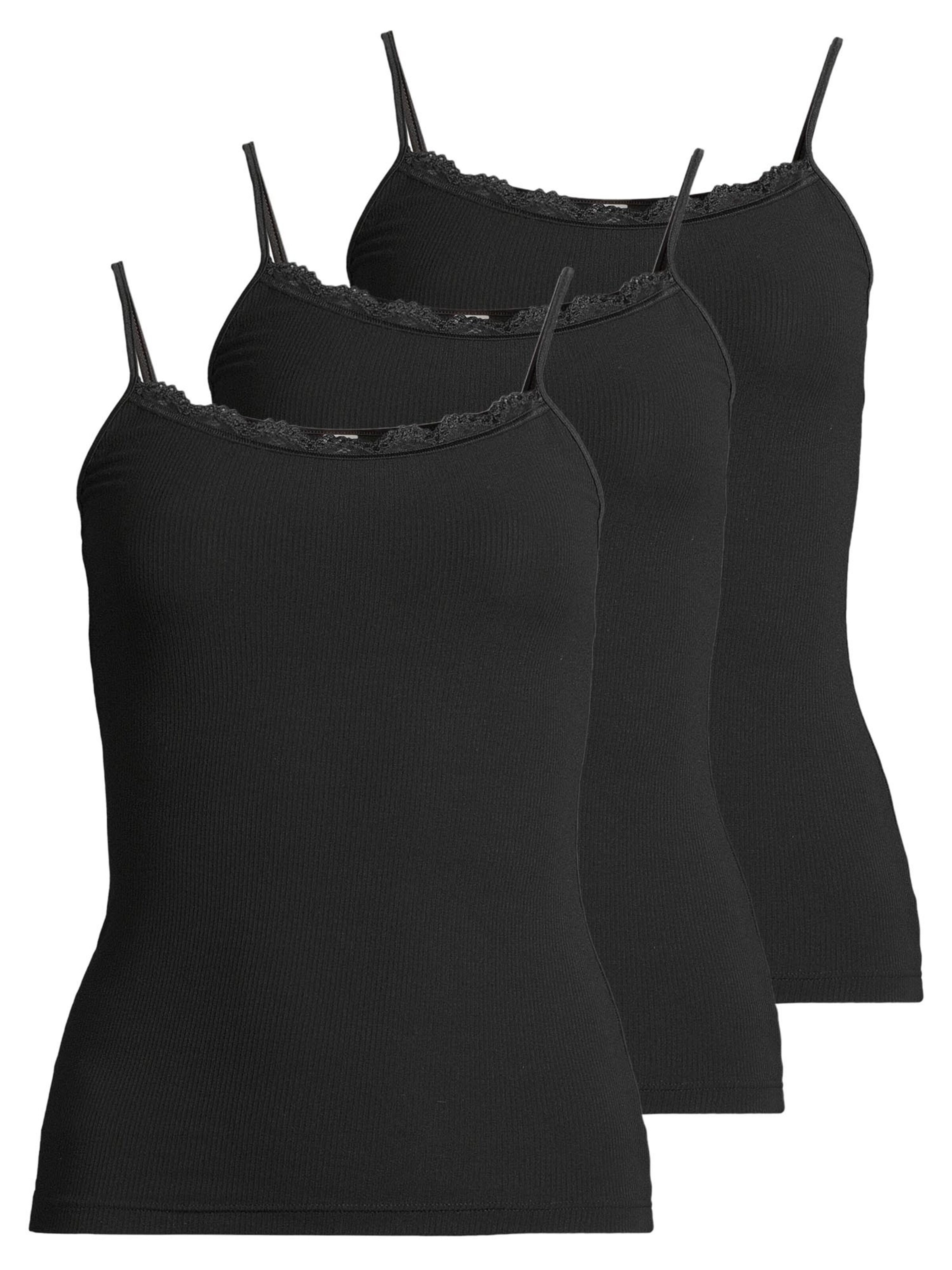 Nina von C. Undershirt 'Body & Soul' in Black: front