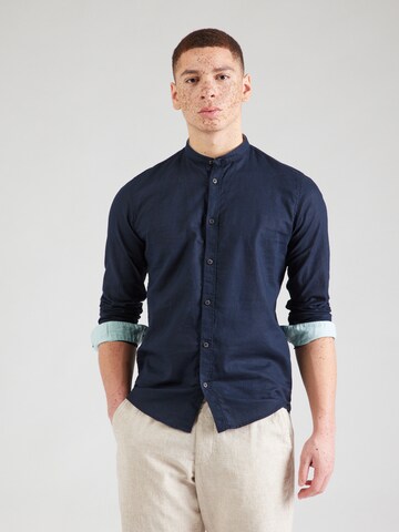 TOM TAILOR Regular fit Πουκάμισο σε μπλε: μπροστά