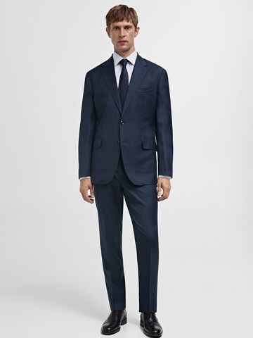 MANGO MAN Regular fit Poslovna srajca 'Venecia' | modra barva