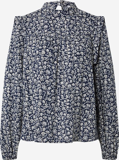 OVS Bluse in dunkelblau / weiß, Produktansicht