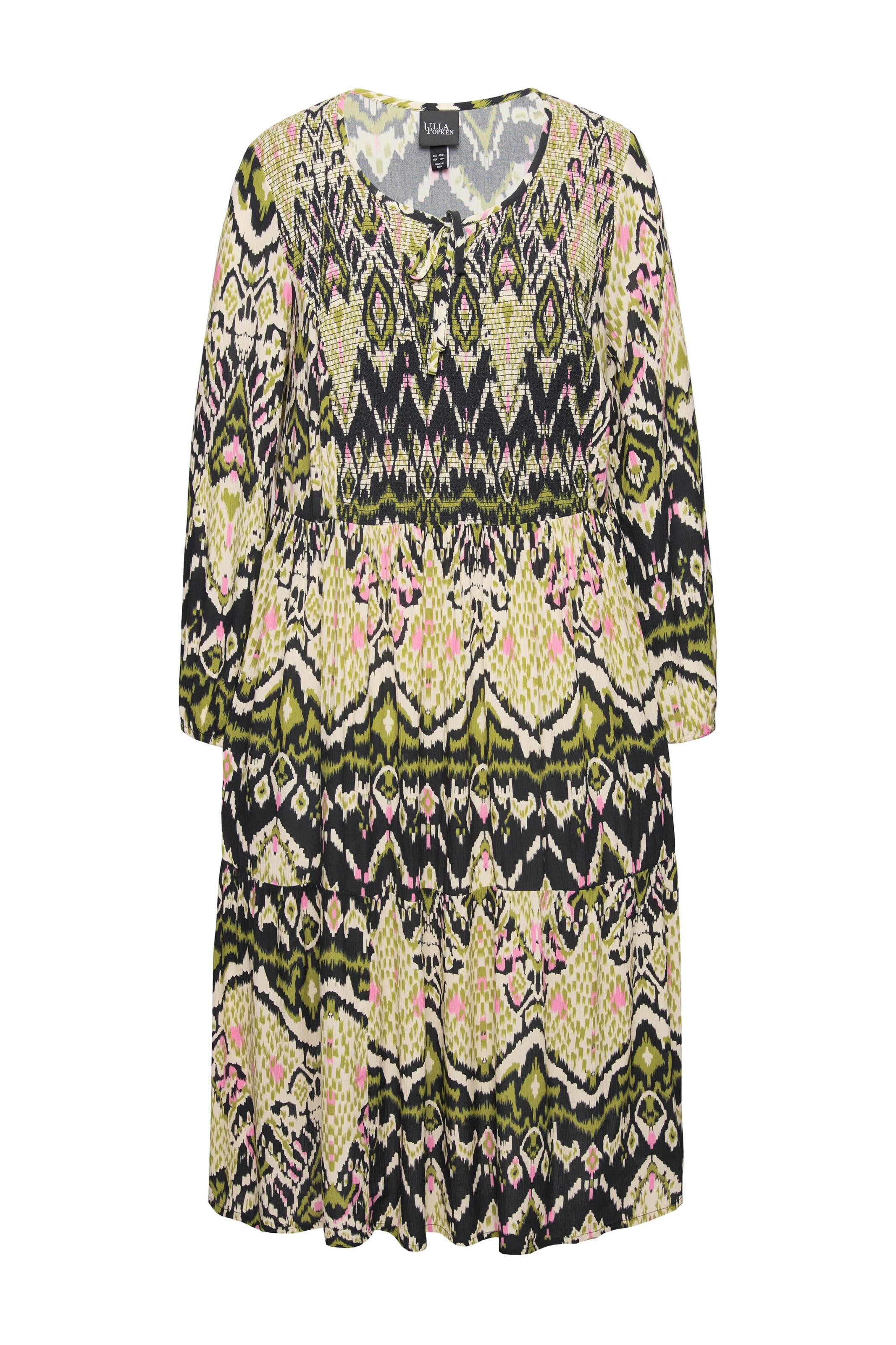 Ulla Popken Jurk in Groen: voorkant