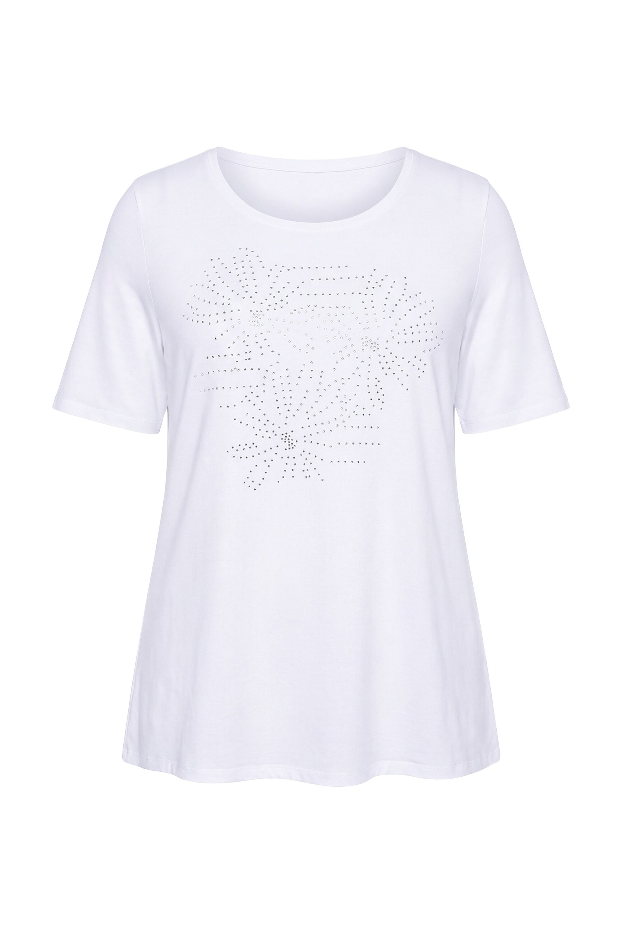 Ulla Popken Shirt in Weiß: Vorderseite