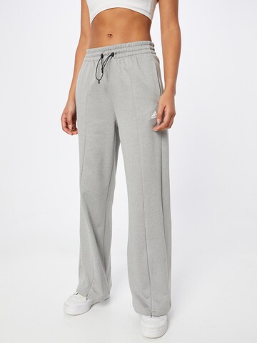 ADIDAS SPORTSWEAR - Pierna ancha Pantalón deportivo 'Aeroready  High-Rise' en gris: frente