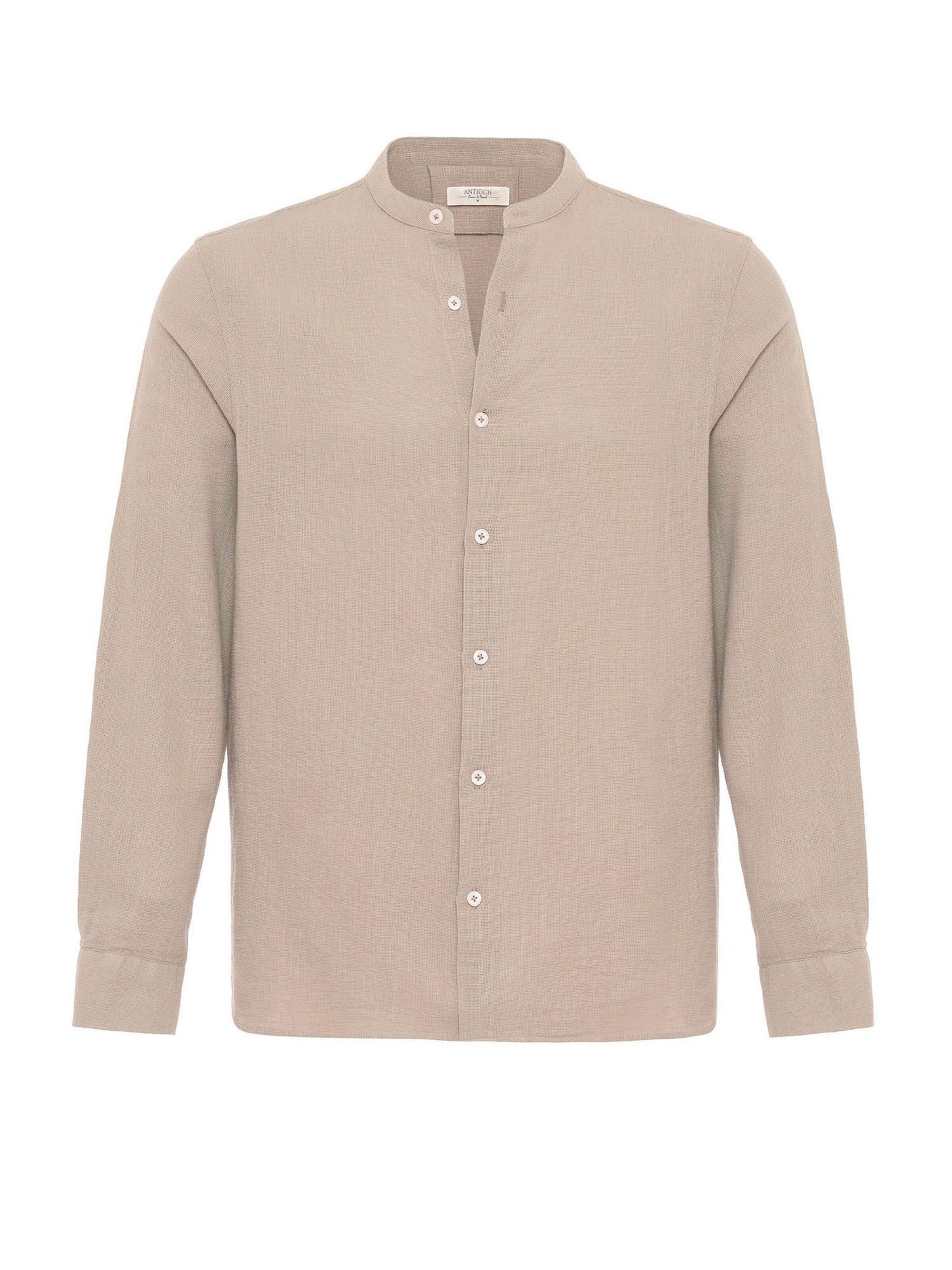 Regular fit Camicia di Antioch in beige: frontale