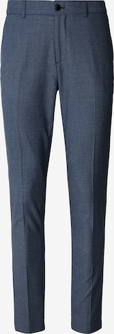 SCOTCH & SODA Úzky strih Chino nohavice - Modrá: predná strana