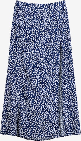 Bershka Skirt in Blue: front