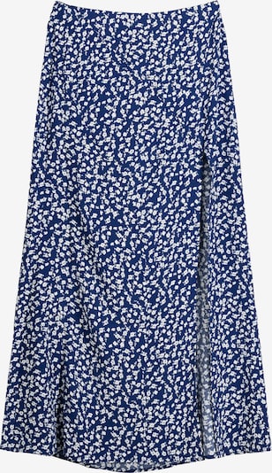 Bershka Jupe en bleu marine / blanc, Vue avec produit