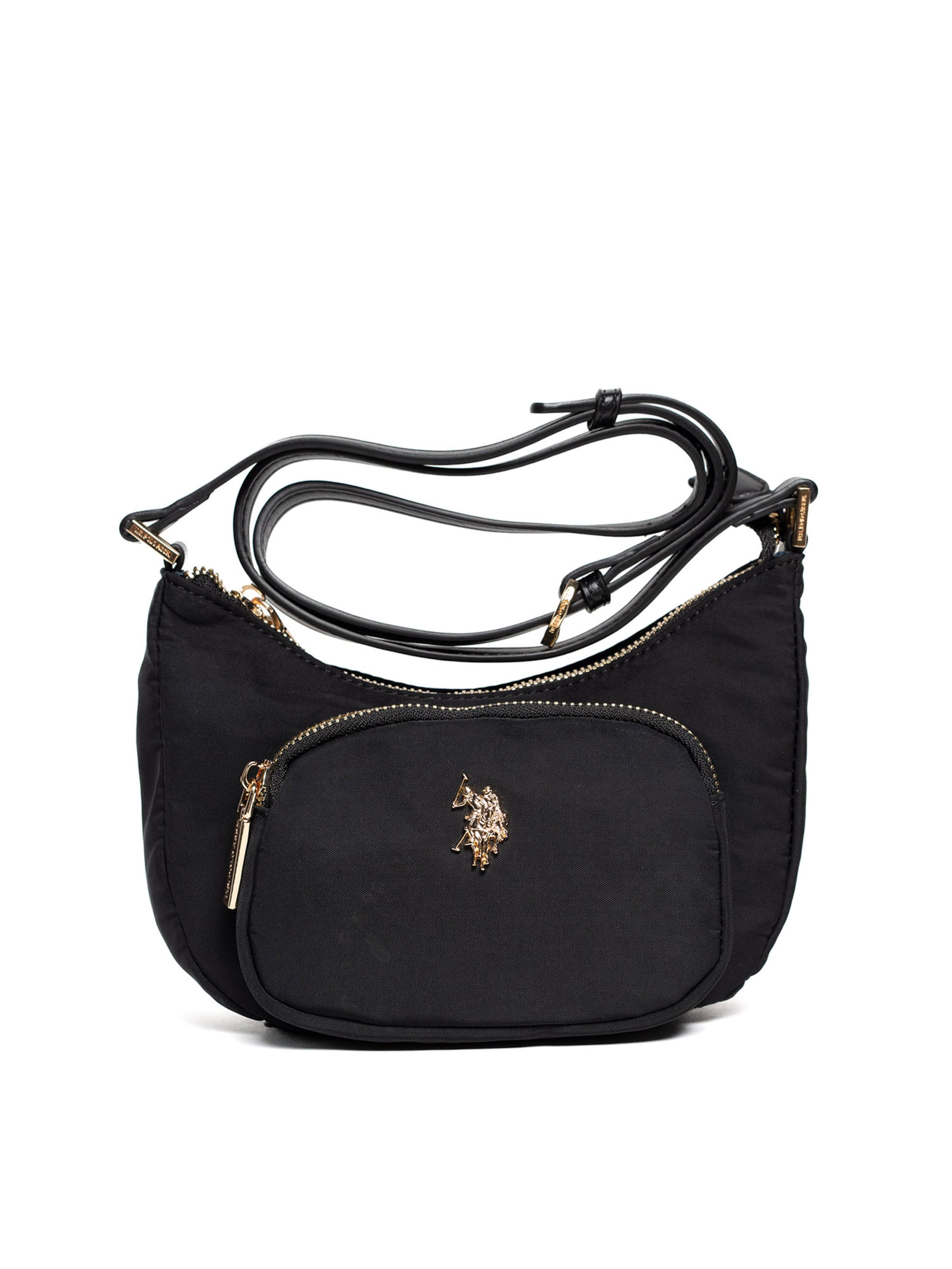 Borsa a mano di U.S. POLO ASSN. in nero: frontale