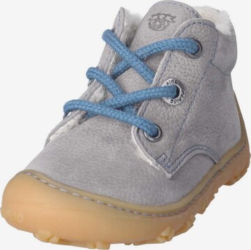 Pepino First-Step Shoes in Grey: front