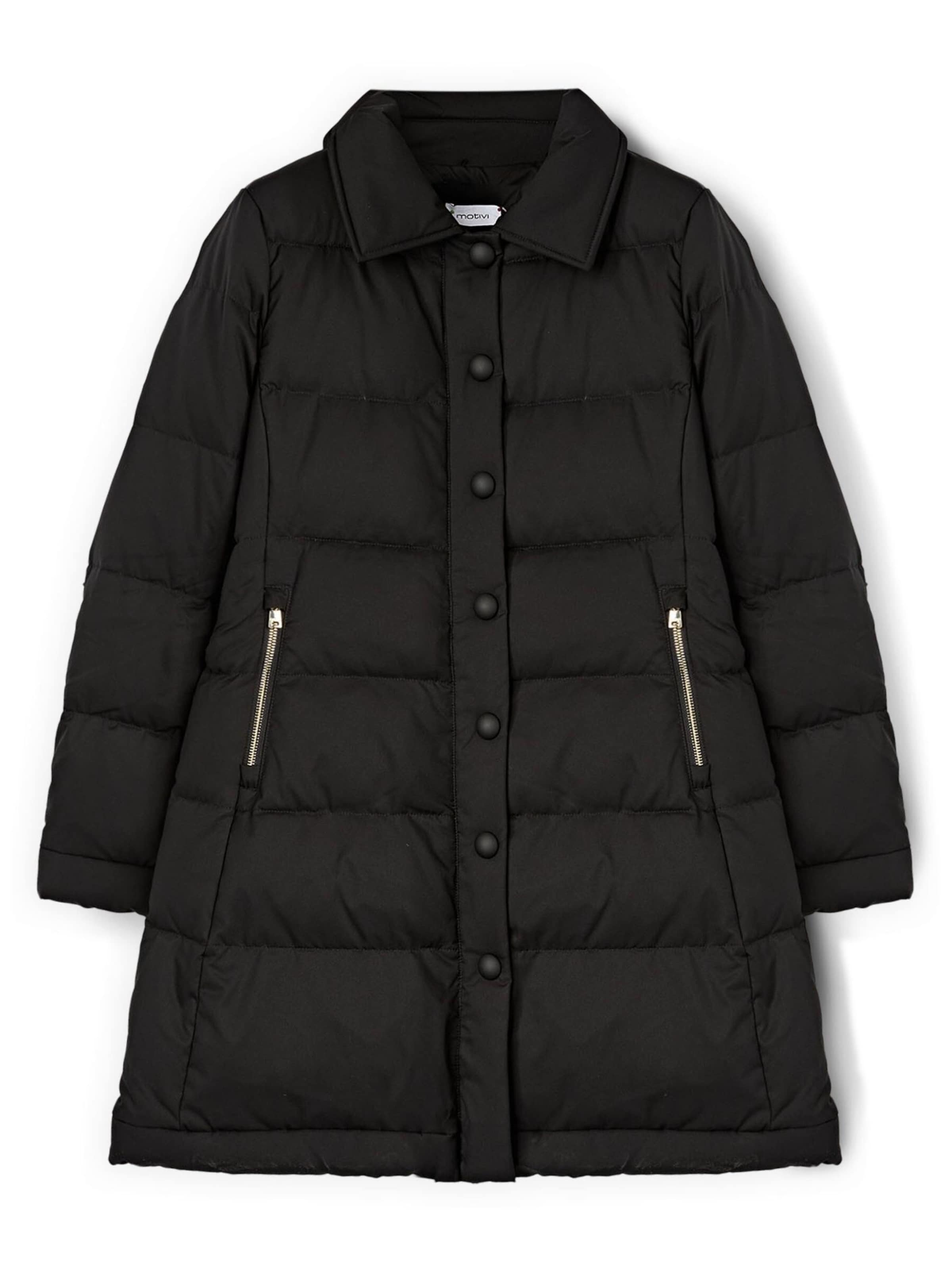 Veste d’hiver MOTIVI en noir : devant