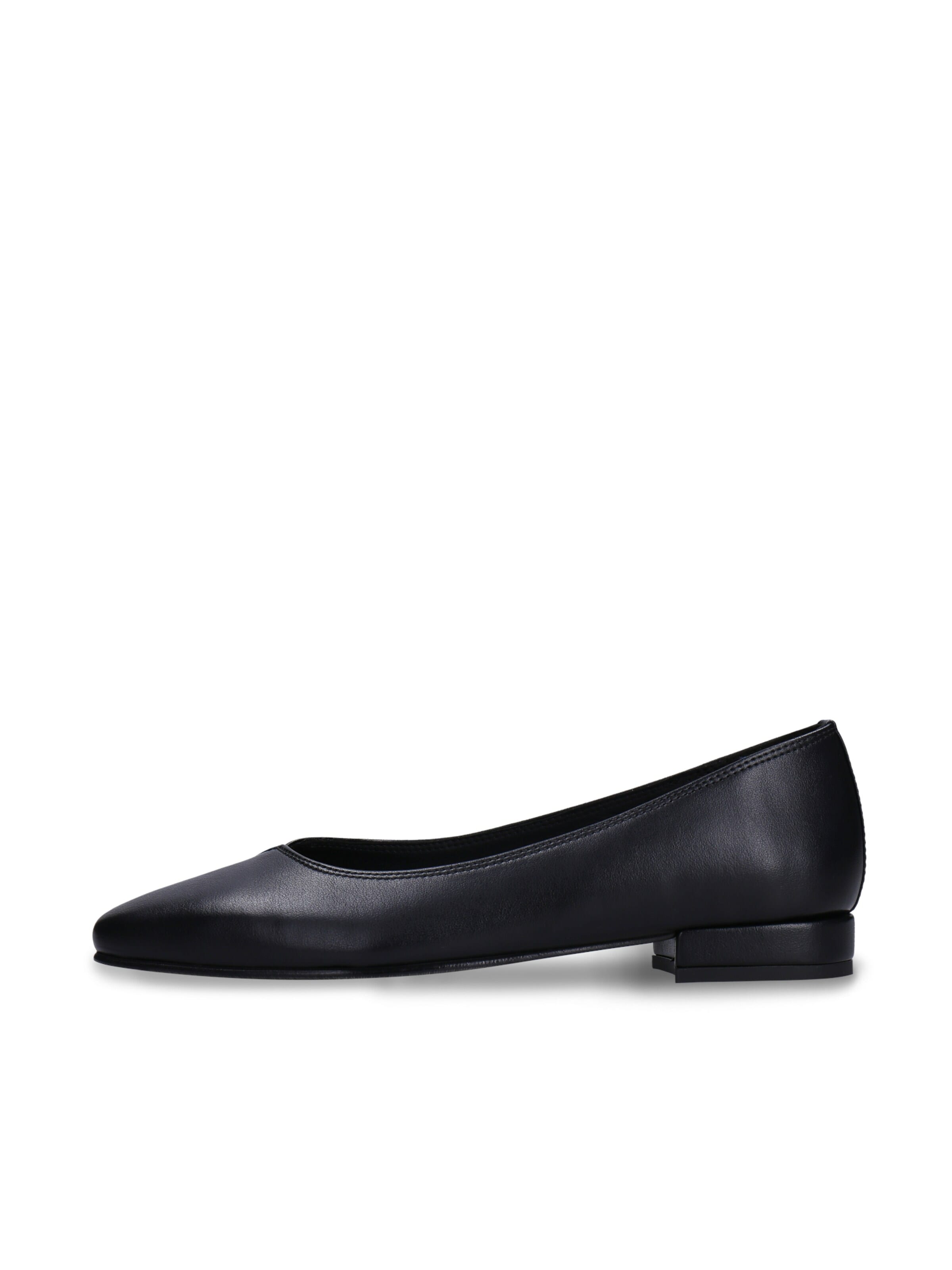 nae Vegan Shoes Ballerina 'Pam B' värissä musta: etupuoli
