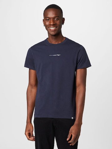 Pepe Jeans T-Shirt 'Andreas' in Blau: predná strana