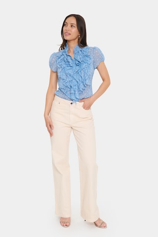 SAINT TROPEZ Bluse 'Lilja ' in Blau