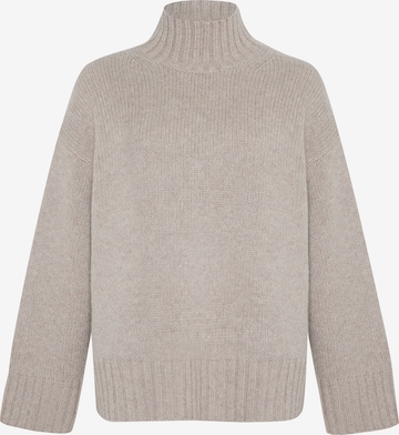 Style Republic Oversized Sweater 'BOXY' in Beige: front