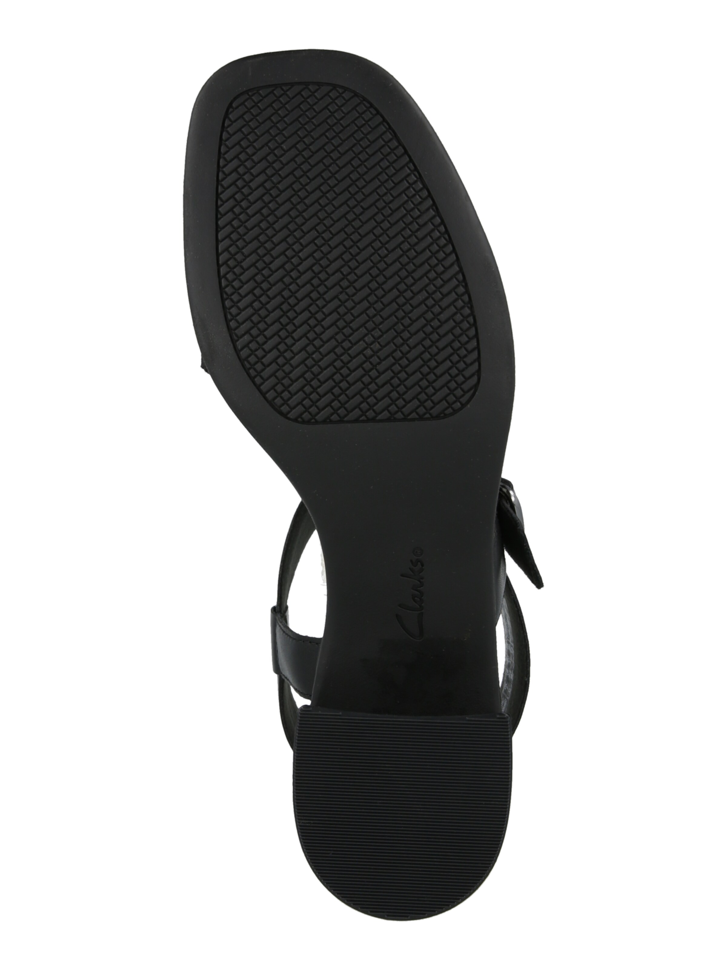 CLARKS Páskové sandály 'Jaylan Sol' – černá: spodní strana