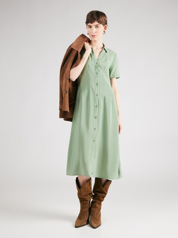 VERO MODA Платье-рубашка 'VMJOSIE' в Зеленый: спереди
