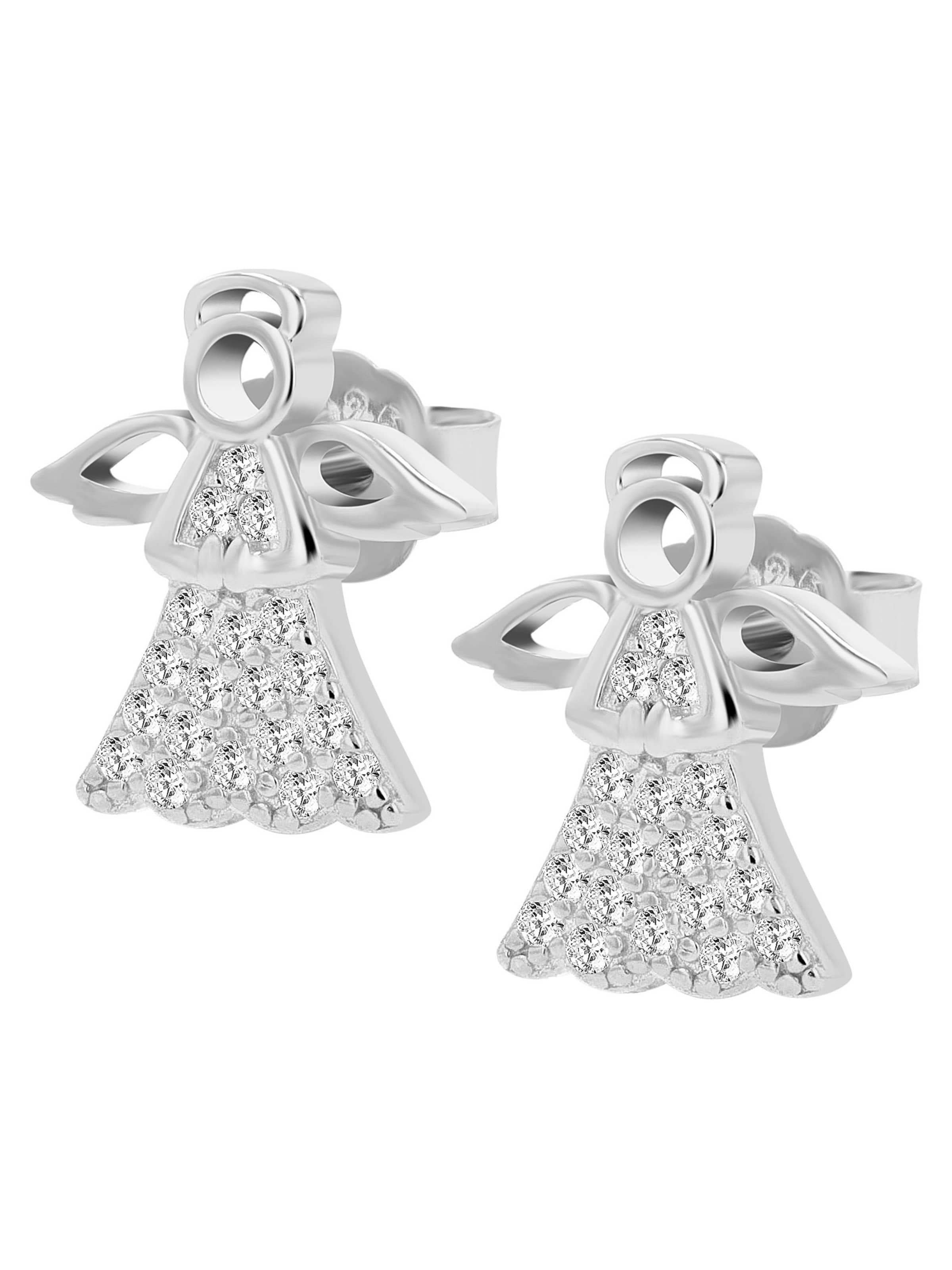 Akzent Earrings 'Liss, 925 Sterlingsilber, langlebig' in Silver
