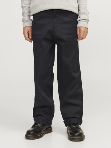 Jack & Jones Junior Wide leg Broek 'JPSTALEX' in Zwart: voorkant