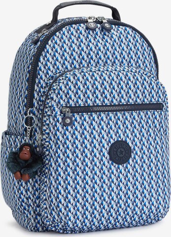 KIPLING - Mochila 'Seoul' em azul