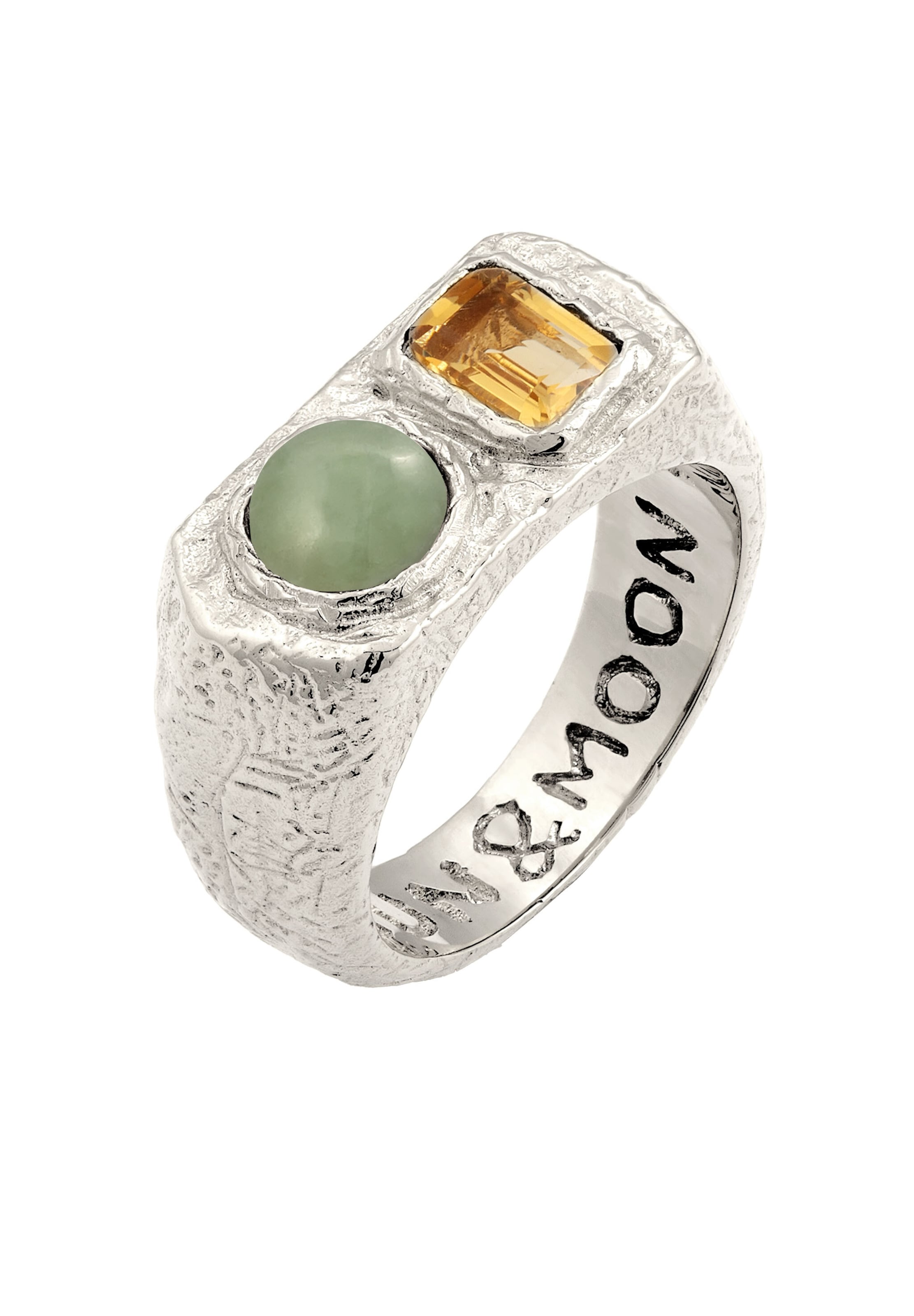 Haze&Glory Ring in Silver: front