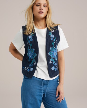 WE Fashion Vest in Blue: front