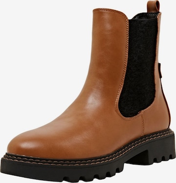 Bottines ESPRIT en marron : devant