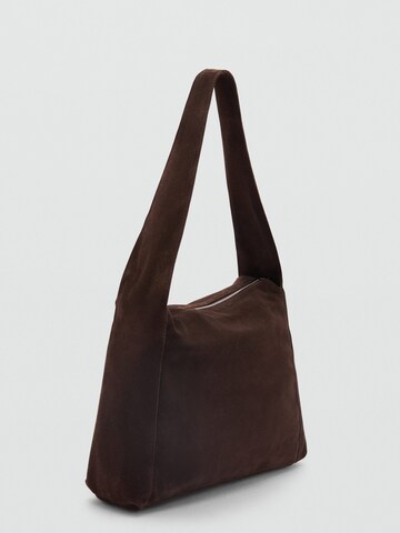 MANGO Shopper 'Piramide' in Bruin
