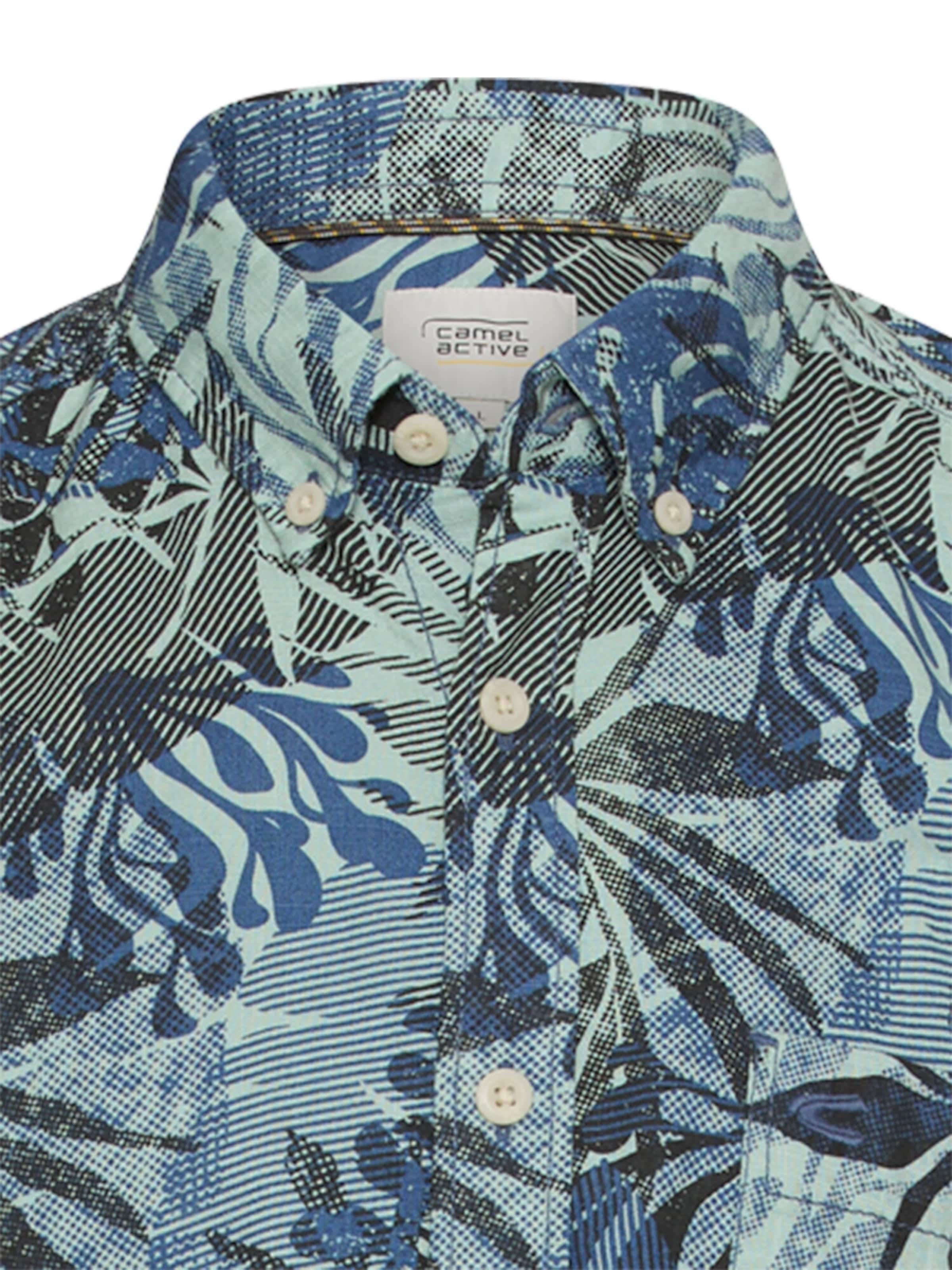 CAMEL ACTIVE Regular fit Button Up Shirt in Blue