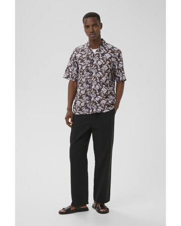 Matinique Regular Fit Hemd 'MAklampo' in Braun