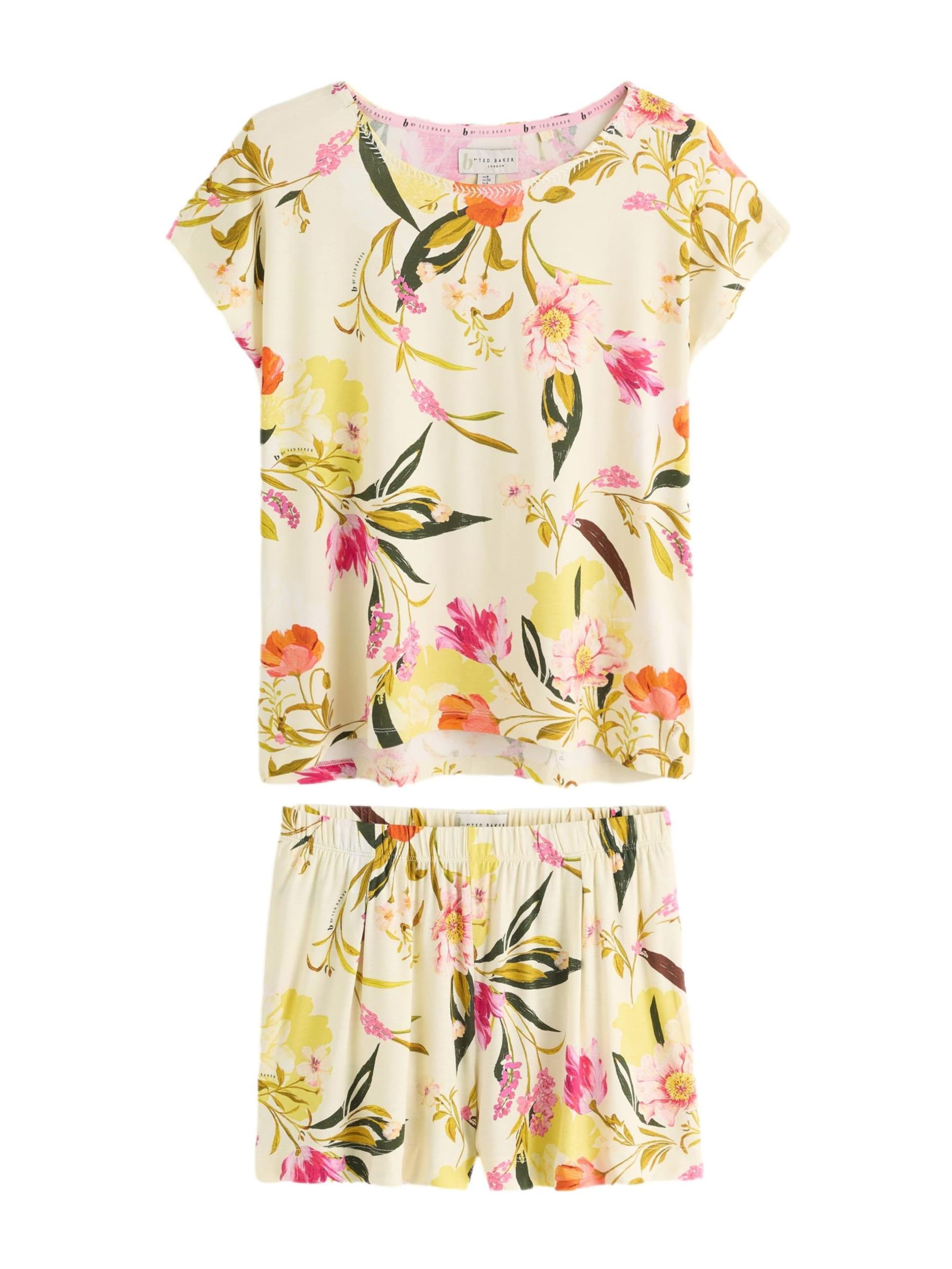 B by Ted Baker Korte pyjama in Geel: voorkant