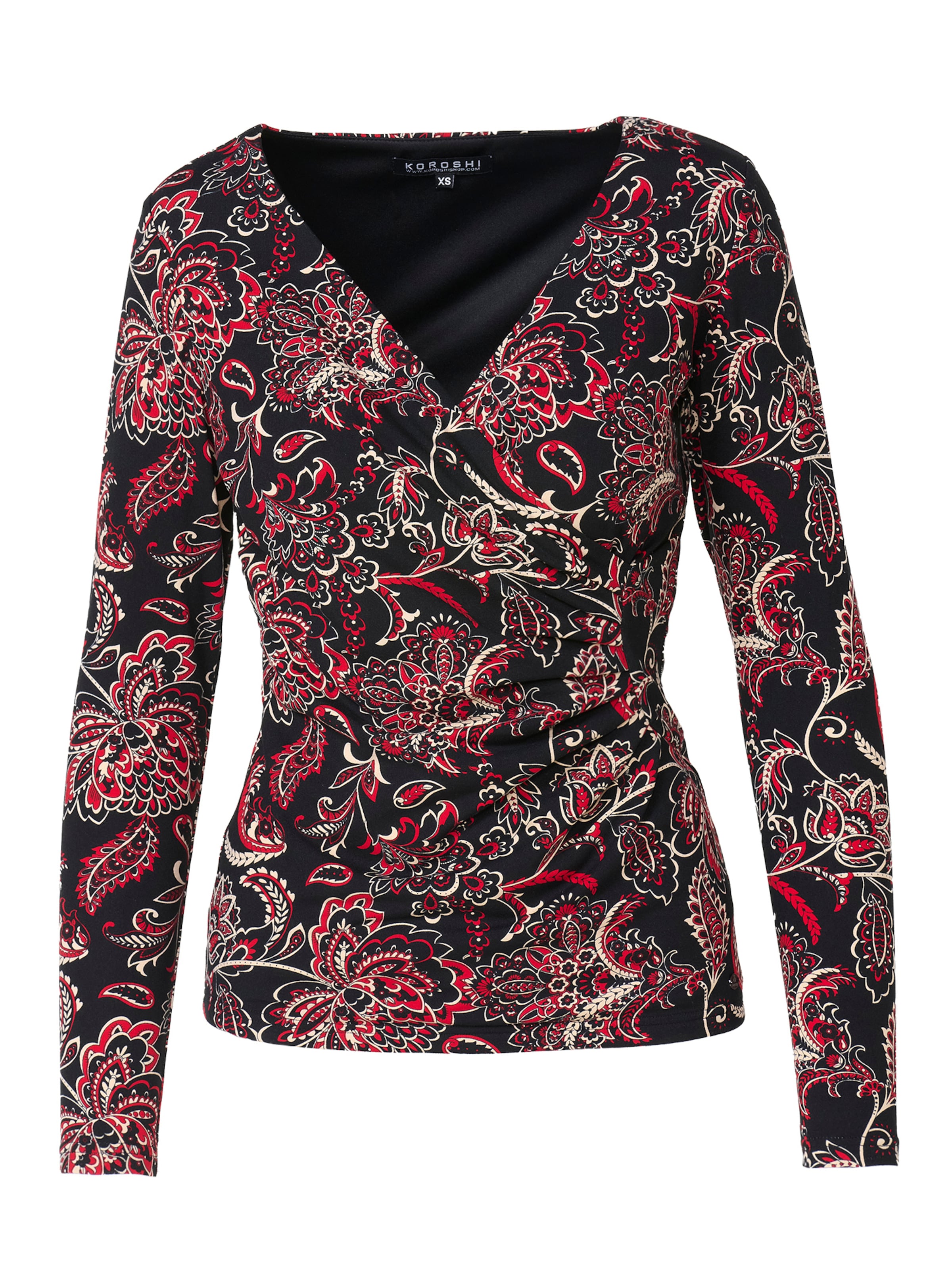 Maglietta di KOROSHI in nero: frontale