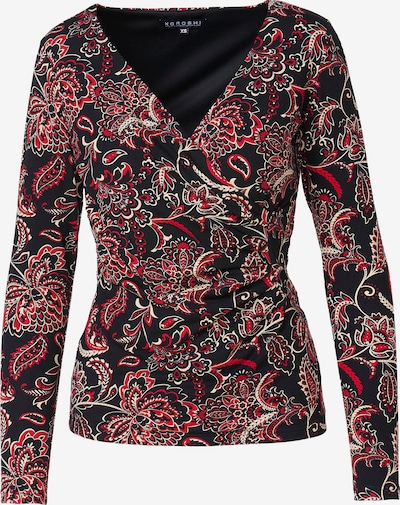 Tricou KOROSHI pe roșu / negru / alb, Vizualizare produs
