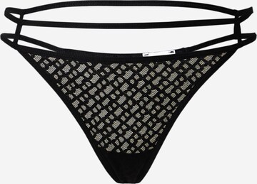 BOSS - Tanga en negro: frente